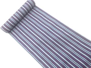 アンティーク　縞模様織出し八寸帯地反物